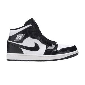 Nike Air Jordan Black White High-Top Sneakers